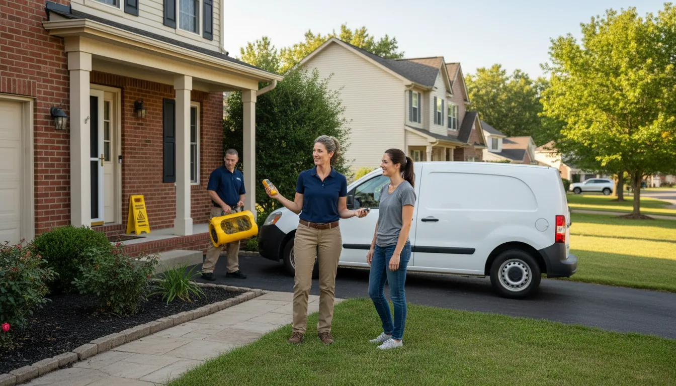 Residential water damage restoration in Stickney, SD